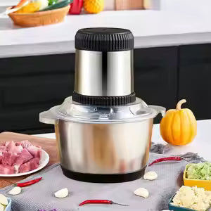 Kitchen Home Vegetable Meat Chopper Food Processor Stainless Steel